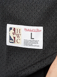 Mitchell & Ness, NBA On the Clock Mesh Button Front Vintage Logo Chicago Bulls, zwart, Afbeelding 4 van 6