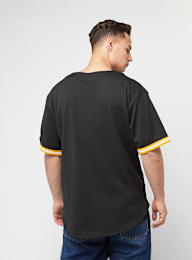 Mitchell & Ness, NBA On the Clock Mesh Button Front Vintage Logo LA Lakers, black, Image 2 of 6