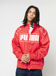 PUMA, Archive Seasonal Relaxed Racer Jacket, red, Image 1 of 7
