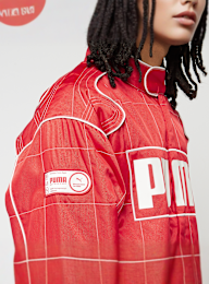 PUMA, Archive Seasonal Relaxed Racer Jacket, red, Image 4 of 7