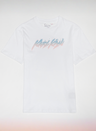 Karl Kani, Kani Flames Oversized Tee, white, Image 1 of 3