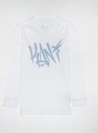 Karl Kani, Tag Longsleeve Junior, wit, Afbeelding 1 van 3