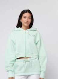 New Balance, Waist Length Full Zip Hoodie, groen, Afbeelding 1 van 4