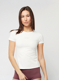 New Balance, Logo Fitted T-Shirt, wit, Afbeelding 1 van 4