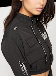Smoke Rise, Full Zip Utility Jacket, black, Image 4 of 7