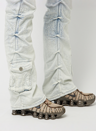 Smoke Rise, High Rise Stacked Side Pinching, blue, Image 6 of 8