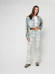 Smoke Rise, High Rise Stacked Side Pinching, blue, Image 8 of 8