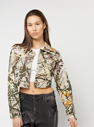 Smoke Rise, Denim Worker Jacket, green, Image 1 of 5