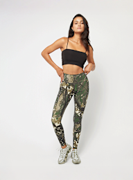 Smoke Rise, All Over Print Yoga Pants, camouflage, Image 4 of 4