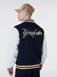 New Era, MLB Floral Varsity Jacket New York Yankees, blue, Image 2 of 7