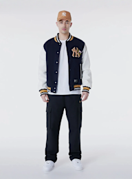 New Era, MLB Floral Varsity Jacket New York Yankees, blue, Image 7 of 7
