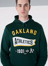 New Era, MLB Pennant Graphic Hoodie Oakland Athletics, green, Image 3 of 4