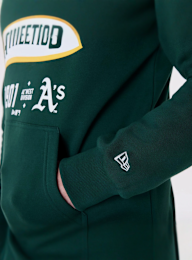 New Era, MLB Pennant Graphic Hoodie Oakland Athletics, green, Image 4 of 4