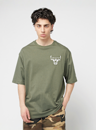 New Era, NBA League Essential Oversized Tee Chicago Bulls, green, Image 1 of 5