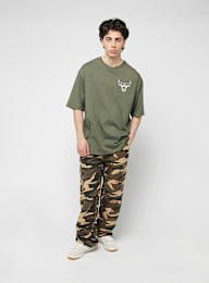 New Era, NBA League Essential Oversized Tee Chicago Bulls, green, Image 5 of 5