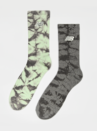 New Balance, 2 PACK - Tie Dye Midcalf Socks, multi-colour, Image 1 of 2