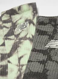 New Balance, 2 PACK - Tie Dye Midcalf Socks, multi-colour, Image 2 of 2