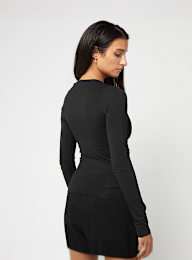 SNIPES, Small Logo Essential Longsleeve, black, Image 2 of 4