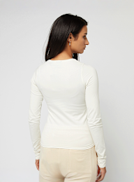 SNIPES, Small Logo Essential Longsleeve, white, Image 2 of 4