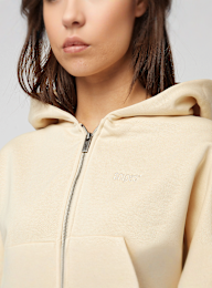 SNIPES, Small Logo Essential Oversized Zip Hoodie, beige, Image 3 of 4