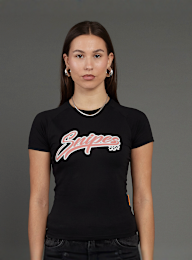 SNIPES, Snipes Varsity Raglan Tight Tee, black, Image 1 of 5