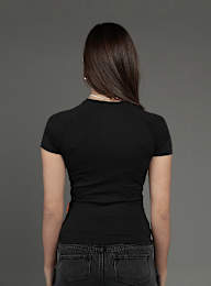 SNIPES, Snipes Varsity Raglan Tight Tee, zwart, Afbeelding 2 van 5