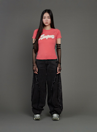 SNIPES, Snipes Varsity Raglan Tight Tee, rood, Afbeelding 5 van 5