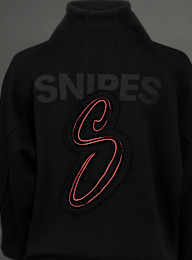 SNIPES, Snipes S Patch Oversized Hoodie, zwart, Afbeelding 5 van 6