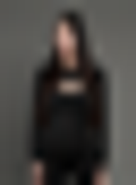 SNIPES, S Cube Cut Out Longsleeve, black, Image 1 of 5