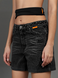 SNIPES, S Cube Inside Out Baggy Denim, szary, Obraz 3 z 7