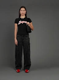 SNIPES, S Cube Inside Out Baggy Denim, grey, Image 7 of 7