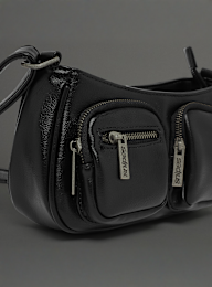 SNIPES, PU Handbag, zwart, Afbeelding 4 van 6