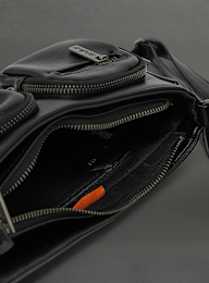 SNIPES, PU Handbag, zwart, Afbeelding 5 van 6