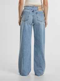 2Y STUDIOS, Ria Open Hem Low Waist Baggy Jeans, blue, Image 2 of 5