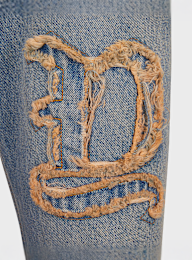 2Y STUDIOS, Durga Logo Straight Jeans, blue, Image 5 of 7