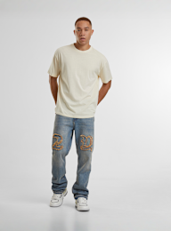 2Y STUDIOS, Durga Logo Straight Jeans, blue, Image 7 of 7