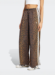 adidas Originals, Wide Leg Satin Joggers, brown, Image 1 of 5