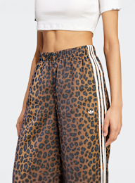adidas Originals, Wide Leg Satin Joggers, brown, Image 3 of 5