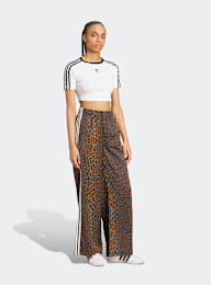 adidas Originals, Wide Leg Satin Joggers, brown, Image 5 of 5