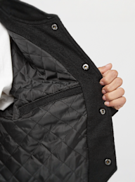 True Religion, Wool Western Bomber Jacket, black, Image 4 of 5