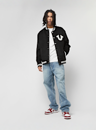 True Religion, Wool Western Bomber Jacket, black, Image 5 of 5