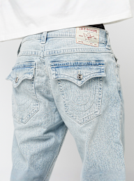 True Religion, Ricky SN Flap Straight Jeans, blue, Image 4 of 5