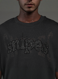 SNIPES, Snipes Studs Oversized Tee, black, Image 3 of 5