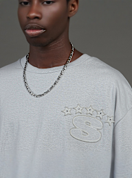 SNIPES, S Emblem Tee, grey, Image 3 of 6