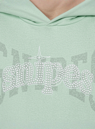 SNIPES, Snipes Studs Oversized Hoodie, green, Image 3 of 5