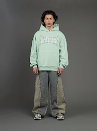 SNIPES, Snipes Studs Oversized Hoodie, green, Image 5 of 5