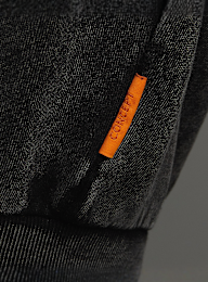 SNIPES, S Emblem Inside Out Oversized Zip Hoodie, black, Image 5 of 7