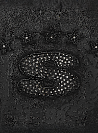 SNIPES, S Emblem Inside Out Oversized Zip Hoodie, black, Image 6 of 7