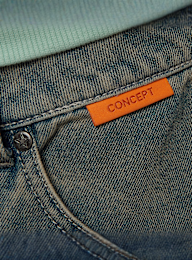 SNIPES, S Cube Inside Out Baggy Denim, blue, Image 4 of 7