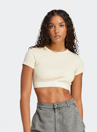 adidas Originals, Rib Top, beige, Image 1 of 5